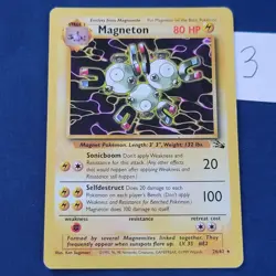 Pokemon Magneton 26/62 Fossil Regular Moderately Played *FREE SHIPPING* - Image 1