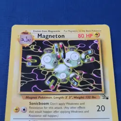 Pokemon Magneton 26/62 Fossil Regular Moderately Played *FREE SHIPPING* - Image 2