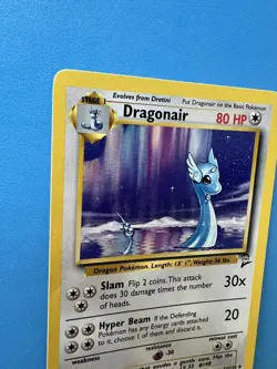 Dragonair 22/130 Base Set 2 Rare Non-Holo Vintage Pokemon Card LP - Image 4