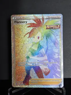Pokemon Flannery Full Art Trainer Holo Secret Rare 215/198 Chilling Reign - Image 1