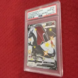 2020 Pokemon SWSH Champion's Path Secret #079 FA/ Charizard V PSA 10 - Image 2