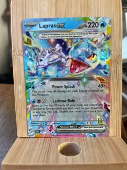 Pokemon TCG Lapras ex 032/142 Stellar Crown Double Rare NM - Image 1