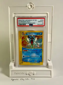 PSA 10 Gyarados 028/088 #028 1st Ed Mysterious Mountains Holo Jap. POKEMON SWIRL - Image 3