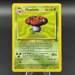 Vileplume 31/64 Jungle Unlimited Non-Holo Rare 1st edition, LP Pokemon - Image 1