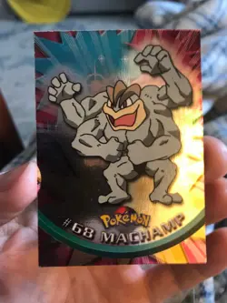 Topps Machamp #68 TV Animation Edition Pokemon Card HOLO - Image 1
