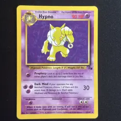 Hypno 23/62 Non-Holo Rare | Fossil 1999 | Pokemon TCG English | Moderate Play - Image 1