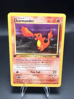 Pokemon TCG Charmander Team Rocket 1st Edition 50/82 Common Vintage WOTC - Image 1