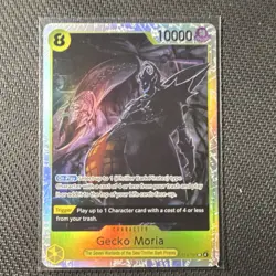 Namco One Piece CCG Gecko Moria OP14-104 Holo Trigger 10000 Power Warlords - Image 1