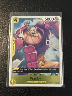 Franky OP07-107 ( Rare ) 500 Years in the Future ONE PIECE Card Game NM - Image 1