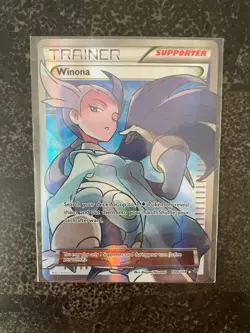 Pokemon Winona 108/108 XY Roaring Skies Full Art Ultra Rare Holo Card - Image 3