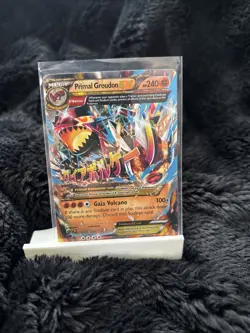 Pokemon Mega Primal Groudon EX Holo Ultra Rare Card 2014 86/160 - Image 1