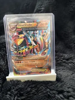 Pokemon Mega Primal Groudon EX Holo Ultra Rare Card 2014 86/160 - Image 3