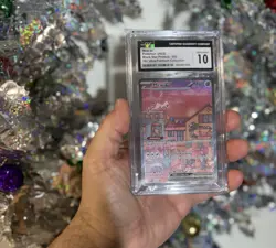 CGC 10 GEM MINT Mew Ex SVP053 ALTERNATE ART HOLO 151 UPC PROMO Pokemon Card - Image 1