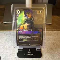 Sivir Mercenary 143a/221 Riftbound Spiritforged TCG Alt Art Showcase Card Mint - Image 2