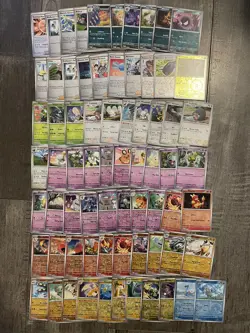 (71) Paldean Fates Reverse Holo Card Lot Scarlet Violet No Duplicate Master Set - Image 1