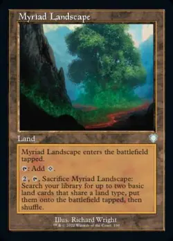 MTG Brothers' War Commander - Myriad Landscape (Retro) - Image 1