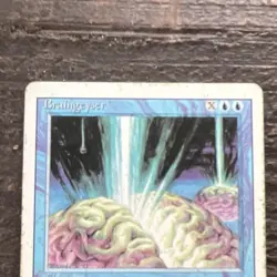 Magic: The Gathering Braingeyser Revised 1994 Sorcery Blue Rare Mark Tedin - Image 2