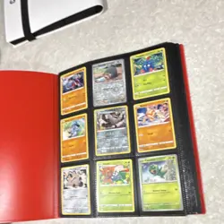 Cardguard Red 9-Pocket Trading Card Binder 360 pokemon cards - Image 2