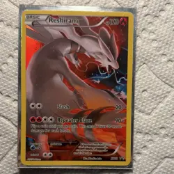 Pokemon Reshiram Full Art Promo Holo XY74 XY 120 HP Basic Card - Image 1