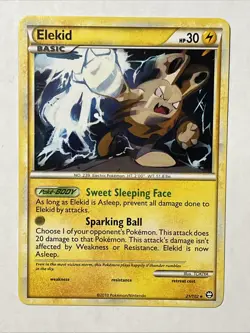 Elekid 21/102 Triumphant Pokemon Card Non-Holo Rare - Image 2