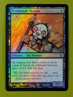 FOIL Deathmask Nezumi x1 Saviors of Kamigawa 1x Magic the Gathering MTG - Image 1