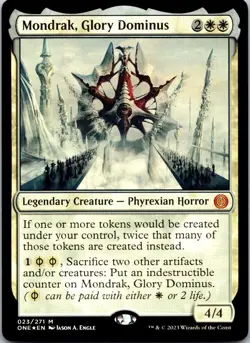 Mondrak, Glory Dominus 23 Phyrexia: All Will Be One NM FOIL MTG - Image 1