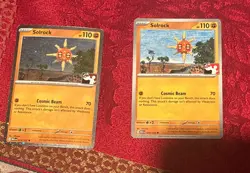 Pokemon TCG Solrock Cosmos Holo Prize Pack Series 8 MEG 075/132 NM - Stamped - Image 1