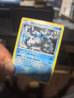 Black Kyurem XY160 Cosmo Holo Black Star Promo MP Pokemon TCG - Image 2