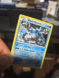 Black Kyurem XY160 Cosmo Holo Black Star Promo MP Pokemon TCG - Image 3