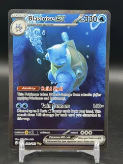 Blastoise ex 200/165 Special Illustration Rare Pokemon Scarlet & Violet 151 NM- - Image 1