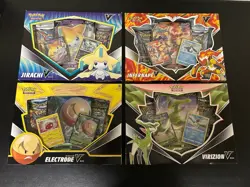 Pokemon TCG: Electrode, Virizion, Infernape, Jirachi V Lot Of 4x 16 Boosters New - Image 1