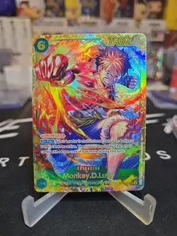Monkey.D.Luffy OP13-118 SEC One Piece TCG Carrying On His Will Near Mint ENGLISH - Image 1