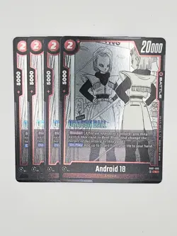 x4 DRAGON BALL CARD GAME SB01-005 Android 18 C MANGA BOOSTER - Image 1