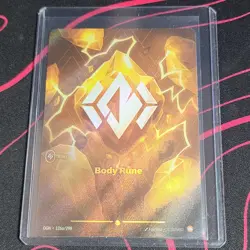 RIFTBOUND ORIGINS BODY RUNE ALT ART CARD #126a/298 - Image 1