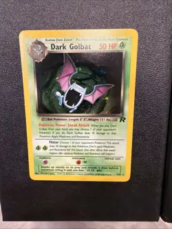 Pokemon Dark Golbat Holo Rare TCG Card 7/82 Near Mint Condition - Image 1