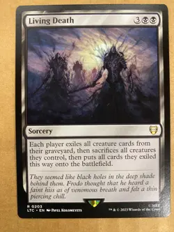 MTG 1x Living Death 203 Commander: Lord of the Rings Magic the Gathering x1 NM - Image 1