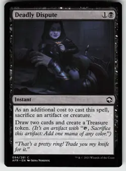 Deadly Dispute C Adventures in the Forgotten Realms 94 MTG - Image 1