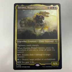 MTG: Zacama, Primal Calamity Etched Foil- Commander Masters 0598 - Image 1