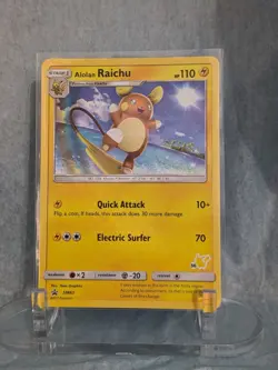 Alolan Raichu *BLACK STAR PROMO* #SM65 (Battle Academy) BTA Pokemon NM *2017* - Image 1