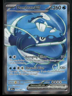 Pokemon - Dondozo ex 211/182 Destined Rivals Ultra Rare Holo NM - Image 1