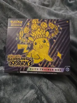 Pokemon TCG Scarlet and Violet Surging Sparks Elite Trainer Box ETB New/Sealed - Image 1