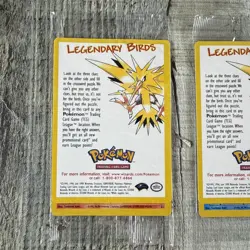POKEMON SEALED ALL 3 Movie Promo Legendary Birds Moltres Articuno Zapdos WOTC - Image 2