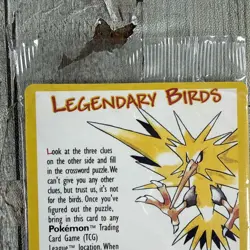 POKEMON SEALED ALL 3 Movie Promo Legendary Birds Moltres Articuno Zapdos WOTC - Image 5