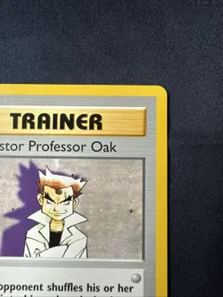 Impostor Professor Oak #73 SHADOWLESS English Pokemon Base Set Vintage 1999 - Image 3