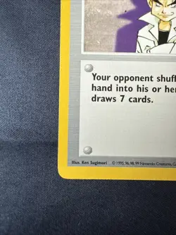 Impostor Professor Oak #73 SHADOWLESS English Pokemon Base Set Vintage 1999 - Image 5