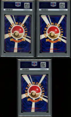 PSA 1 Sequential Vaporeon, Jolteon, Flareon Holo Japanese Jungle Pokemon 1997 PR - Image 2