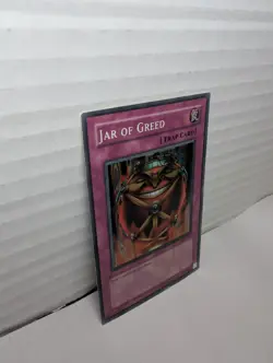 Yugioh Jar of Greed Trap Labyrinth of Nightmare LON-047 Super Rare - Image 2