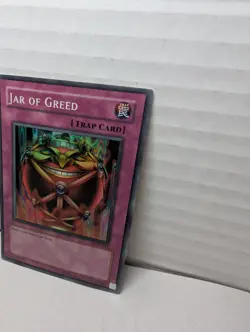 Yugioh Jar of Greed Trap Labyrinth of Nightmare LON-047 Super Rare - Image 3