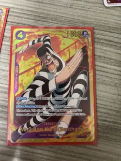 One Piece CCG TCG MR.2.BON.KUREI EB01-061 X4 Bentham - Image 2