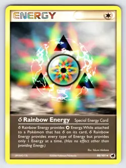 Rainbow Energy 88/101 2006 EX Dragon Frontiers Pokemon Card Uncommon - VLP - Image 1